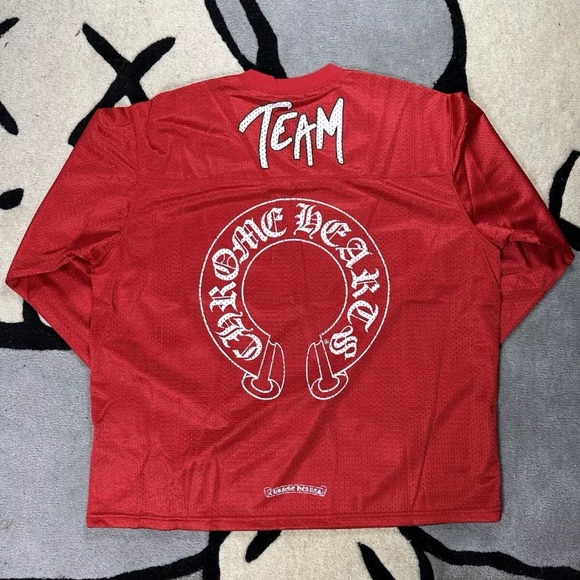 COPY - Chrome Hearts Mesh Red Form Jersey Set (Size M) - Picture 2 of 9